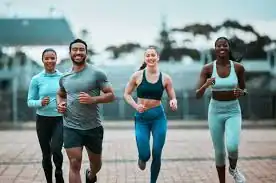 Achieving the Perfect Tone: How Often Should You Exercise for Results? 3 image of man and 3 women doing cardio exercise Stratford-upon-Avon to help tone and remove fat from the body.