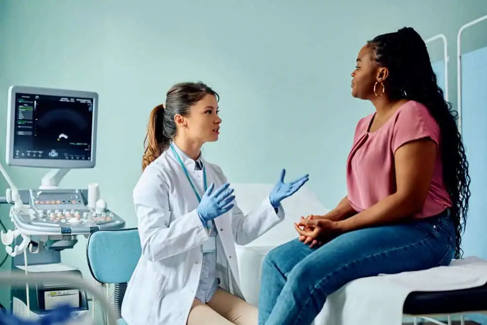 Rejuvenating Intimacy: Exploring Surgical Solutions for Vaginal Laxity 1 Woman have consultation about vaginal laxity Stratford-upon-Avon